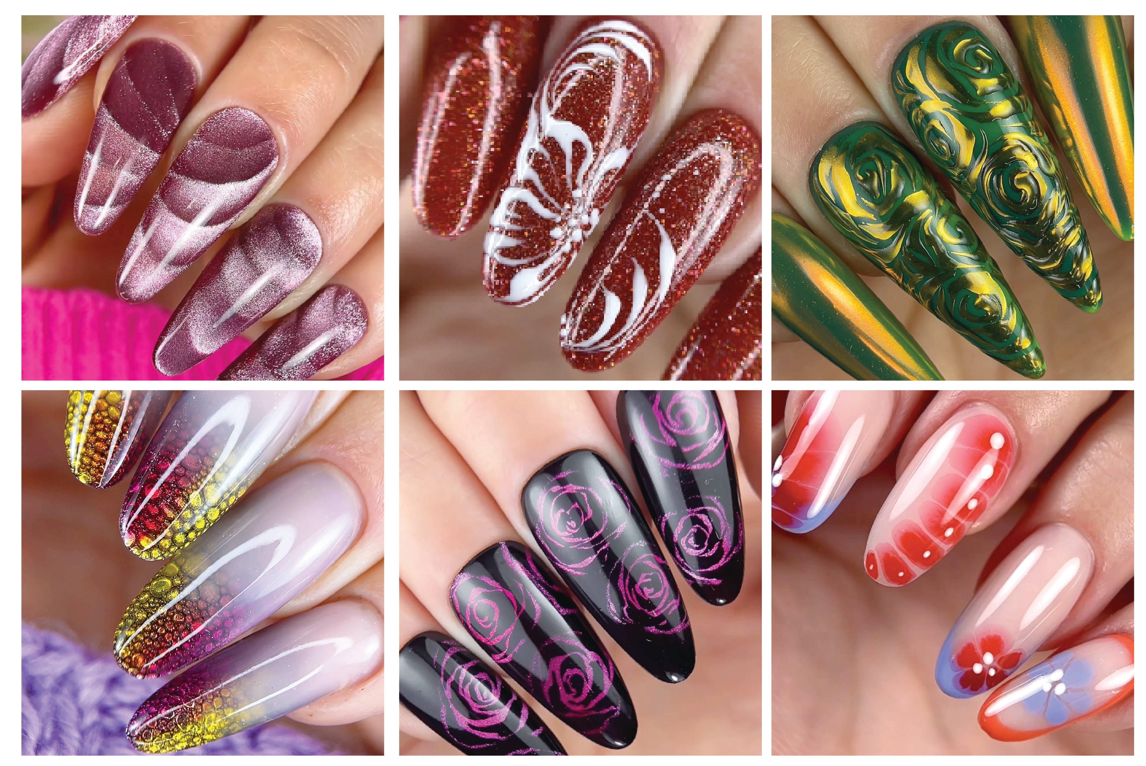 🎨 Perfect Match Salon Style Optical Illusion Nail Art